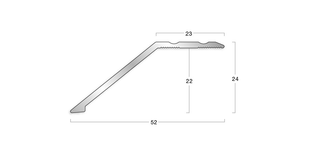 Gradus Aluminium Ramp Edge